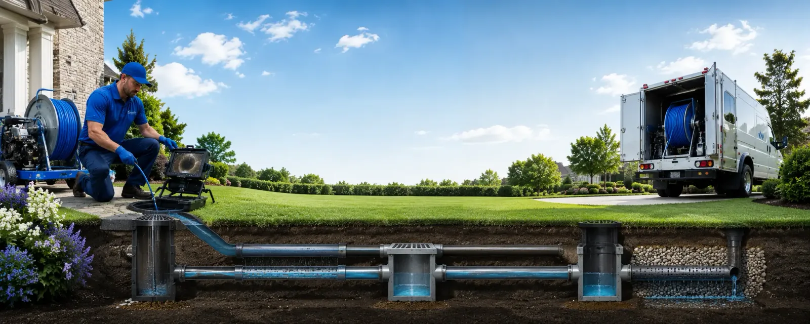 Outdoor drain cleaning information for Forest, LA